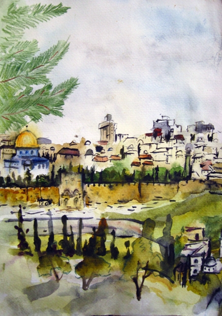 Eye on the Old City of Jerusalem